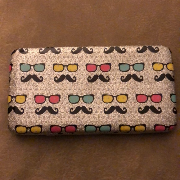 Gently used mustache/glasses wallet :) - Picture 2 of 4